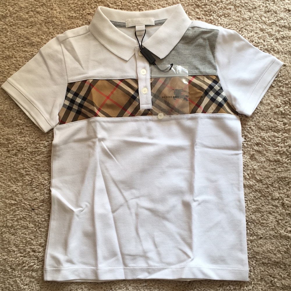 NEW! Boy's Burberry Polo